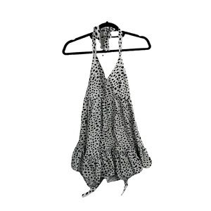 small shein dress with black spots